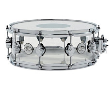 DRUM WORKSHOP SNARE DRUM DESIGN ACRYLIC 14x5,5 Clear малый барабан