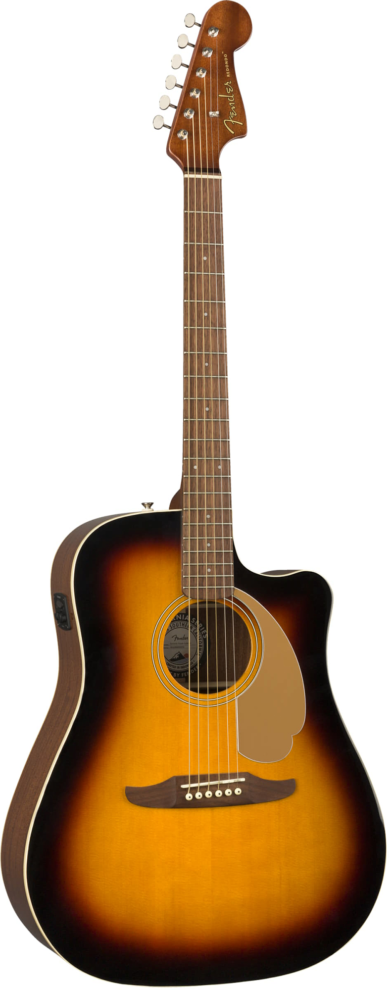 Акустическая гитара Fender Redondo Player Sunburst - 10