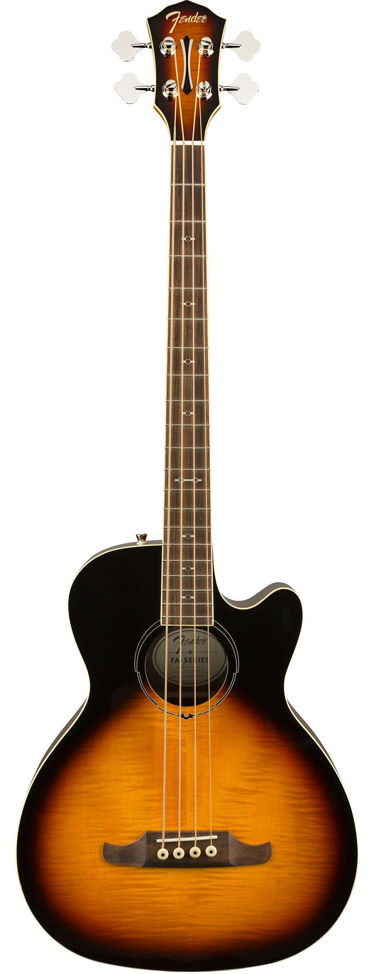 Бас-гитара Fender FA-450CE Bass 3-Tone Sunburst, Санберст трёхцветный - 7
